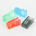 Miniatyrbilde 4 av 10: Ethernet kabler modul plugg nettverk kontakt RJ-45 krystall hoder Cat5 farge Cat5e gull belagt kabel