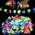 Miniatyrbild 2 av 7: Glödande ringar LED Ljus Upp Lysande Ringar Fest Favor Leksaker Blixt LED Ljus Glöd I Mörkret Bröllop Fest tillbehör