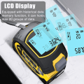 Miniatyrbillede 2 af 10: 3 in 1 Laser Rangefinder 5M Tape Measure Lineal LCD Display med Baggrundsbelysning Afstand Meter Bygning Målingsenhed