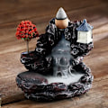 Miniatyrbillede 9 af 9: Tilbageløb Røgelse Holder Vandfald Røgelse Brænder Hjem Dekor Aromaterapi Ornament