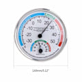 Miniatyrbild 5 av 5: Hushåll Analog Termometer Temperatur Fuktighet Monitor Mätare
