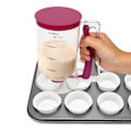 Miniatyrbillede 2 af 7: 900 ml kage dej dej dispenser bage værktøj cupcake tragt dej dispenser ventil målekop
