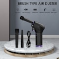 Miniatyrbillede 3 af 7: Trådløs Air Duster USB Støv Blæser Håndholdt Støv Opsamler