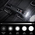 Miniatyrbild 4 av 7: LED Ficklampa 21700 USB C 3A SFT40 2100lm 680M Kast Uppladdningsbar Kraftfull Reverse Laddning Fickla Utomhus