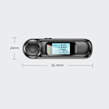 Miniatyrbillede 6 af 6: Digital Breath Tester USB Genopladelig Berøringsfri Høj Nøjagtighed Breathalyzer