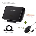 Miniatyrbillede 3 af 10: USB 3.0 til SATA IDE Hard Disk Adapter Konverter kabel til 3.5 2.5 tommer HDD/SSD CD DVD ROM CD-RW 3 in 1 IDE  SATA adapter