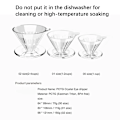 Miniatyrbillede 6 af 6: Krystal øje dripper kaffe dripper hæld over kaffemaskine konisk kaffe filter kop