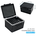 Miniatyrbillede 3 af 9: Multi Slots 18650 Container AA AAA Batteri Etuiet Holder med Batterier Tester Vandtæt Batteri Opbevaring Boks