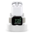 Pikkukuva 3 / 6: 3 In 1 Puhelin kello nappikuuloke Silikoni lataus teline I IPhone 11 12 Pro Max IWatch Airpods telakka asema