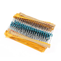 Miniatyrbillede 3 af 5: 300 stykker  30Værdier 1/4W Metal Film modstand kit med boks 10Ohm ~1M modstand 1% sæt modstande