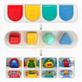 Pikkukuva 5 / 8: Vauva Pop Up lelu Montesorri Fine Motor Skill Treening Press Pull Click Animal Auto Button Educational Lelut