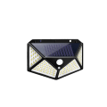 Miniatyrbilde 1 av 6: 100 LED Solar Strøm Vegg Lys Bevegelse Sensor Vanntett Utendørs Hage Lampe