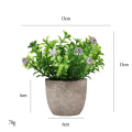 Miniatyrbilde 6 av 6: Mini kunstig  planter bonsai  mini simulering søt passer for kontor skrivebord dekorasjon bonsai