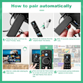 Miniatyrbild 3 av 6: Ersättning Bluetooth Voice Fjärrkontroll Kontroll for Fire TV Stick 4K Max 3rd Gen Stick Lite Cube Smart TV Controller Fungerar med Alexa