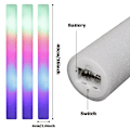 Miniatyrbilde 3 av 7: 30 pieces LED Glow Sticks Bulk Fargerike RGB Glow Foam Stick  Tube Mørk Lys til jul bursdag bryllups fest rekvisita