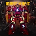 Miniatyrbillede 2 af 6: Hulkbuster  Model Iron MK44 Hero Building Blocks Mecha Bricks Mek Legetøj