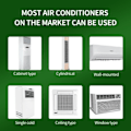 Miniatyrbillede 4 af 6: 1000 in 1 Universal Fjernbetjening Kontrol K 1028E AC Digital LCD til Air Conditioner