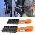 Miniatyrbillede 2 af 7: 1 PC Holdbar PU Anti-Skid Bil Dæk Traktion Klodser  Nødsnø Sne Mud Sand Dæk Kæde Remme