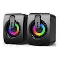 Pikkukuva 1 / 7: Tietokone kaiuttimet PC ääni laatikko HIFI stereo mikrofoni USB