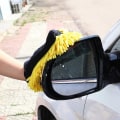 Miniatyrbillede 3 af 7: Vandtæt bil vask mikrofiber chenille handsker tykke bil rengøring mitt voks detaljer børste