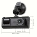 Miniatyrbild 2 av 6: Dash Cam IR Natt Vision Loop Inspelning  IPS Skärm  Kamera