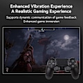 Miniatyrbillede 3 af 6: Professionel Trådløs Bluetooth Controller Grip, Somatic Vibration, Trigger Feedback, Ferie gaver