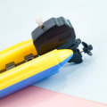 Miniatyrbilde 6 av 6: 1 stk Speed Båt Skip Vind Leke Flyt I Vann Barn Leker Klassisk Clockwork Leker