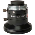 Miniatyrbilde 4 av 4: C Mount 4mm manuell blenderåpning linse