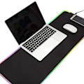 Miniatyrbillede 6 af 7: 1 piece Large Gaming Mouse Pad Light Modes Touch Control Extended Soft Computer keyboard