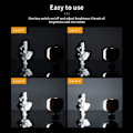 Miniatyrbild 4 av 7: Ultra Mini Rechargeable LED Video Light Justerbar Vlog Light