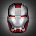 Miniatyrbillede 3 af 7: Iron Man Hjelm 1:1 MK5 Elektrisk Multi-piece Åbning og lukning hjelm stemme kontrol øjne med lys