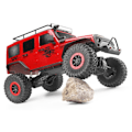 Miniatyrbilde 6 av 6: Wltoys 104311 1/10 2.4G 4X4 Crawler RC Bil Desert Mountain Rock Fjernkontroll Bil