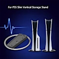 Miniatyrbilde 2 av 6: Metall Vertikal Stativ for PS5 Slim Konsoll Bracket Base Stativ