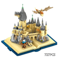 Miniatyrbilde 2 av 5: Harris School Magic Castle Book Building Block Magical Knights Forbidden Forest Potterly Brick Leker