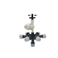 Miniatyrbilde 2 av 4: Hengende kryss Multi-dugg dyse tåke sprinkler anti drypp dugg dyse Med pigger gjenget kobling