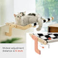 Miniatyrbild 6 av 7: Katt fönster abborre vinter säsong matta lätt tvättbar hängmatta hängande säng