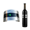 Miniatyrbilde 1 av 7: Vin halsbånd Termometer Bar Drikke Verktøy Clever Flaske Snap Termometer LCD Display klipp Sensor