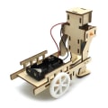 Miniatyrbillede 4 af 4: Robot Træk vogn Gør det selv Teknologi Små Produktion Manuel Eksperiment Samlet Legetøj Model