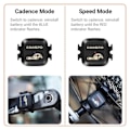 Miniatyrbillede 2 af 6: BK467 Cadence og Speed Sensor Dobbelt Mode Omdr./min. Monitor Bluetooth 4.0 ANT Road Bike