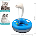 Miniatyrbilde 4 av 7: Morsomme katte leker for inne katter interaktive kattunge leker rulle baner med kattemynte vår kjæledyr leketøy