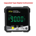 Miniatyrbillede 4 af 7: Digital Niveau Protractor Inklinometer Magnetisk Base Digital Angle Gauge med baggrundslys Niveau Tester Måleværktøjer