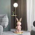 Pikkukuva 5 / 11: Nordic Modern Rabbit pöytä LED lattia lamppu asumiseen lapsille Lapset‘s huone