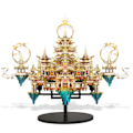 Pikkukuva 1 / 5: 3D Metalli Pulma Lingxiao Palace Assembly Mall  Kits Lapsille Aikuisten Jigsaw DIY Set