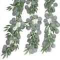 Pikkukuva 2 / 8: 190cm eukalyptus tekokukat joulu koristelu