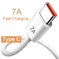 Pikkukuva 2 / 7: 7A 100W USB C-tyyppi Supernopea lataus kaapeli Huawei P40 P30 P30 nopea lataus data johto