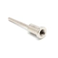 Miniatyrbild 5 av 6: 2 tum 3 mm skaft mix gris slip skiva slipning polering polering pad baksida plåt