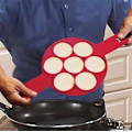 Miniatyrbild 4 av 4: Pannkaka Ägg Ring Maker Nonstick Matlagning Verktyg Rund Hjärta Pannkaka Maker Ägg kokare Panna