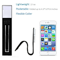 Miniatyrbillede 6 af 6: Bærbar LED Læse bog Lys Med Aftagelig Fleksibel Clip USB Genopladelig Lampe Til Kindle e-bog læsere