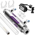 Miniatyrbilde 6 av 7: UV Ultrafiolett Vann Sterilisator Purifier System Desinfeksjon Filter Lampe Flow Switch Kontroll