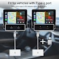 Miniatyrbild 5 av 11: Wireless CarPlay Adapter For Android/Aple Wired to Wireless Carplay Dongle Plug And Play USB Connection Auto Car Adapter